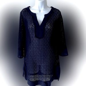 Lace Tunic Top by PerSeption Concept